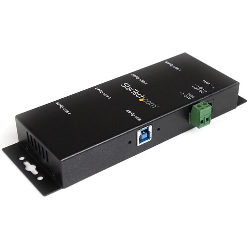 Mountable 4 Port Rugged Industrial SuperSpeed USB 3.0 Hub