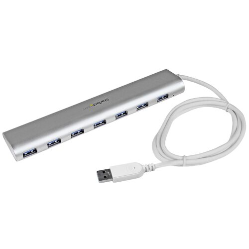 7Port USB Hub - Aluminum and Compact USB 3.0 Hub for Mac