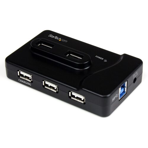 6Port USB Combo Hub - 2x USB 3.0 & 4x USB 2.0 - 2A Charging Hub