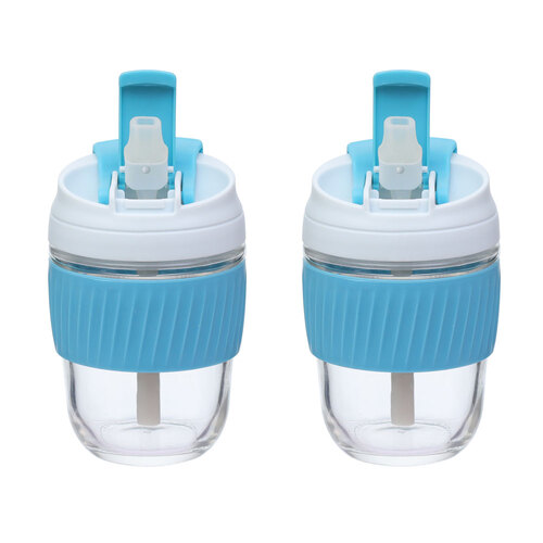 2PK Kuvings Small Reusable Travel Cup Mug - 360ml - Blue