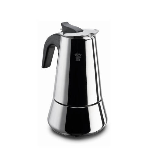 Pezzetti 6-Cup Stainless Steel Stovetop Espresso Coffee Maker - Silver