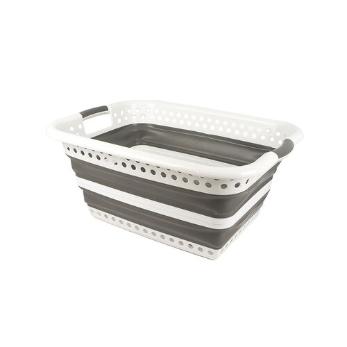 Kemasi Collapsible Portable Rectangular Laundry Basket