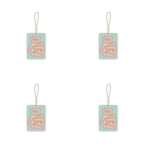 4x 2pc Studio Oh Hanging Car Air Freshener - Good Times