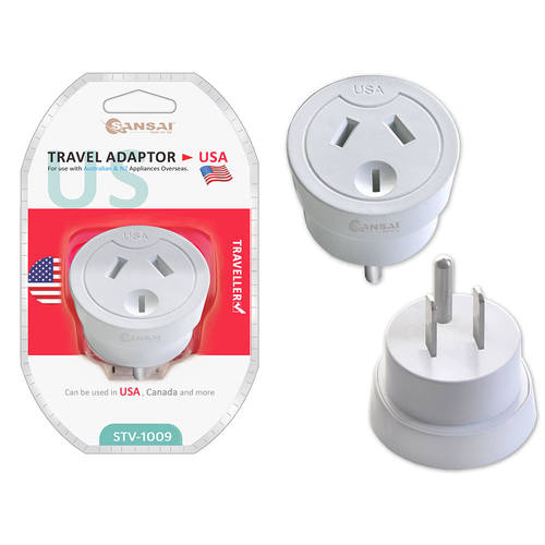Sansai Travel Adaptor - USA Plug