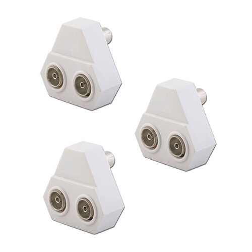 3PK Sansai Indoor TV Antenna Splitters