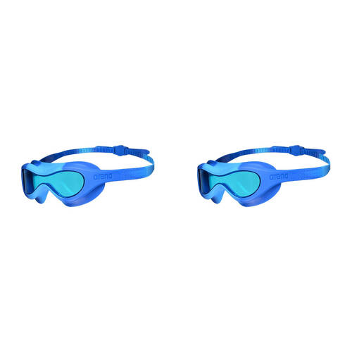 2PK Arena Spider Kids Mask Swimming Eye Protection/Accessory Light Blue/Blue