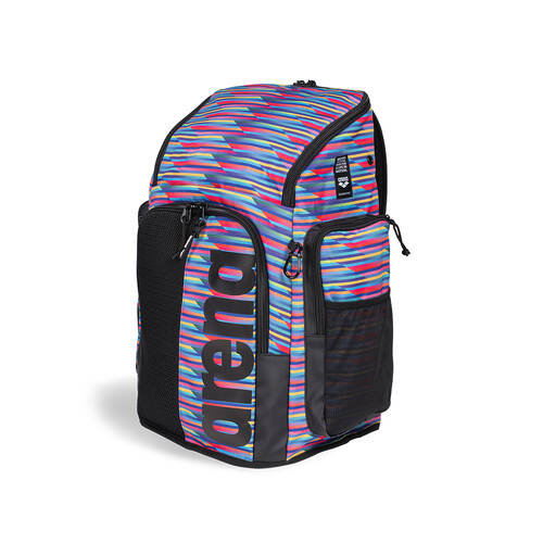 Arena Spiky III Backpack 45 Litre Swimming Accessory w/Drybag Racing Stripes