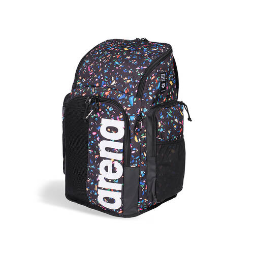 Arena Spiky III Backpack 45 Litre Swimming Accessory w/Drybag Confetti Black