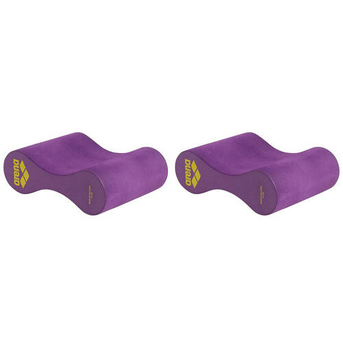 2PK Arena Freeflow Pullbuoy II Swimming Training Accessory Plum/Arctic Lime