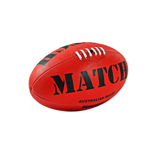 Summit Global Classic Aussie Rules Football Size 5 - Red