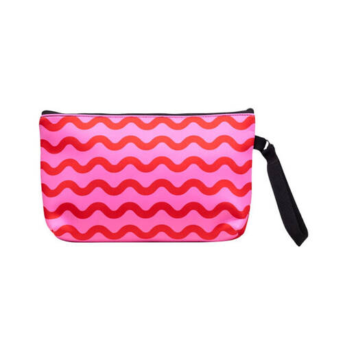 Splosh Summer Waves Neoprene Travel Pouch Makeup Cosmetic Bag 20x31cm Pink