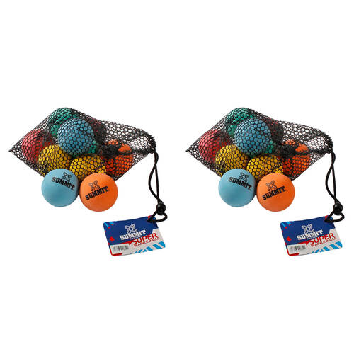 20pc Summit Global School Bounce Balls 60mm - Assorted