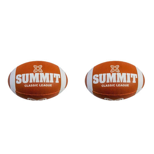 2PK Summit Global Retro Mini League Rugby Ball Size 3 - Brown