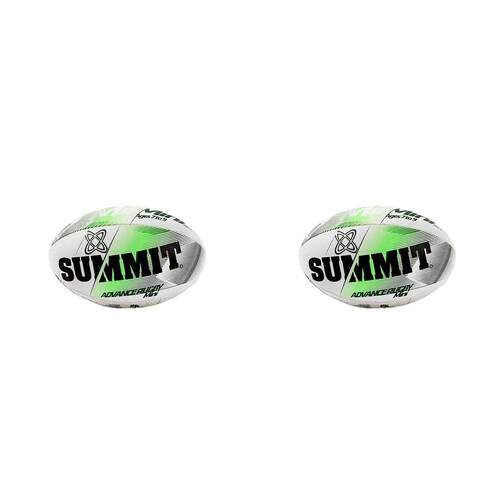 2PK Summit Global Advance Rugby Union Ball Mini Size 3 - White