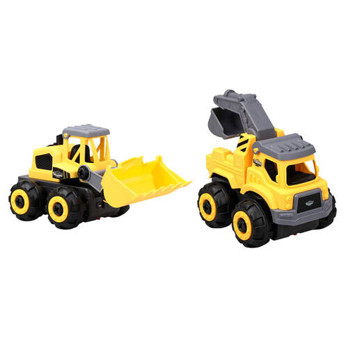 Tooko My First RC Bulldozer/Loader Construction Vehicle Kids Toy Combo 2y+