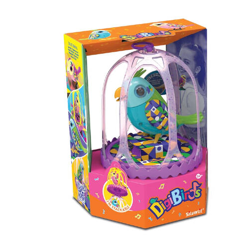 Silverlit Digibirds II Beautiful Cage w/ Whistle Ring Kids 3y+ Assorted
