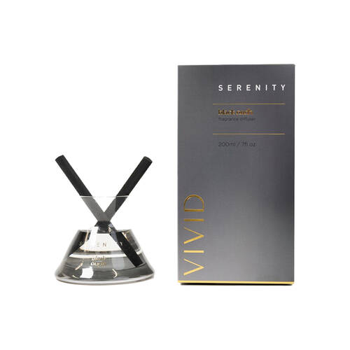 Serenity Vivid Black Oudh Scent Home Fragrance Reed Diffuser Bottle 200mL