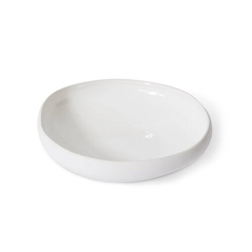 E Style Ceramic Nakano Bowl Home Table Decor 35x9cm - White