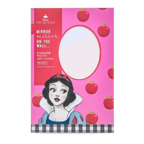 16pc Disney Snow White Pigmented Eyeshadow Makeup Palette Multicoloured