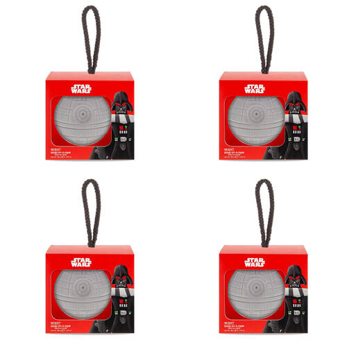 4PK Star Wars Dark Side Death Shaped Soap on a Rope 180g Amber & Ginseng