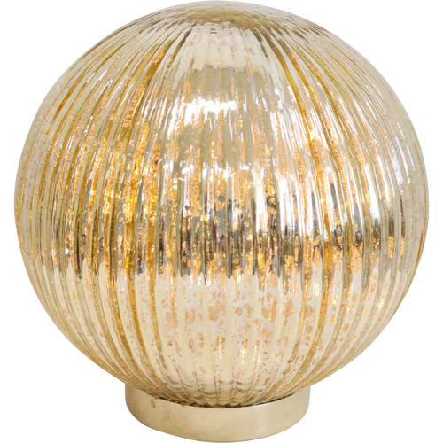 LVD 20x22cm LED Glass Ball Medium Home/Living Room Decor - Gold