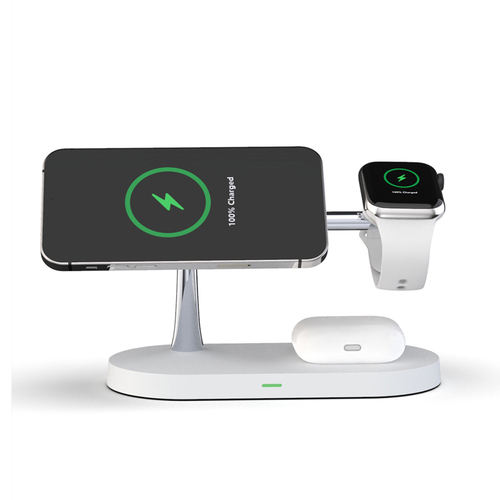 Rewyre 5-in-1 Magnetic Fast Wireless Charger White