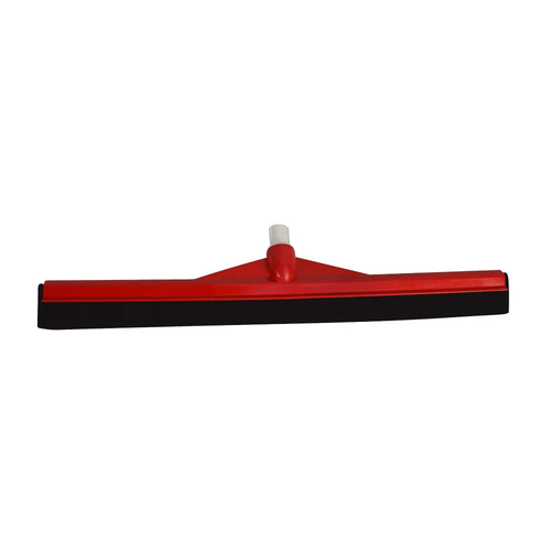 SYR Plastic Floor Squeegee Rubber 45cm Head - Red