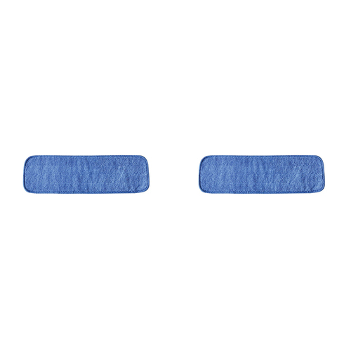 2PK SYR Microfibre Pad Floor/Surface Cleaner For Rapid Mop - Blue