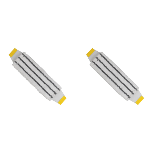 2PK SYR Microfibre Flat Floor Cleaning Mop Head - Yellow