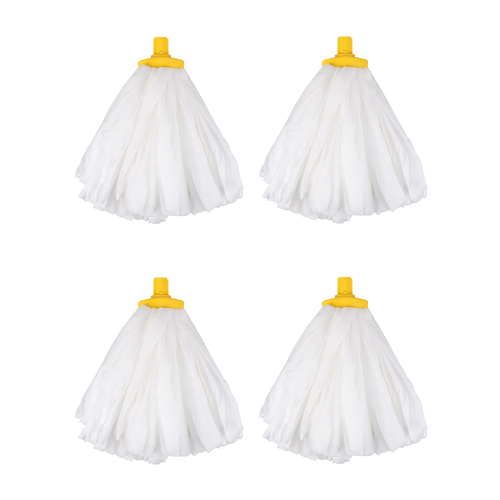 4PK SYR Midi Disposable SYRsorb Socket Mop Head - Yellow