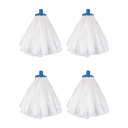 4PK SYR Midi Disposable SYRsorb Socket Mop Head - Blue