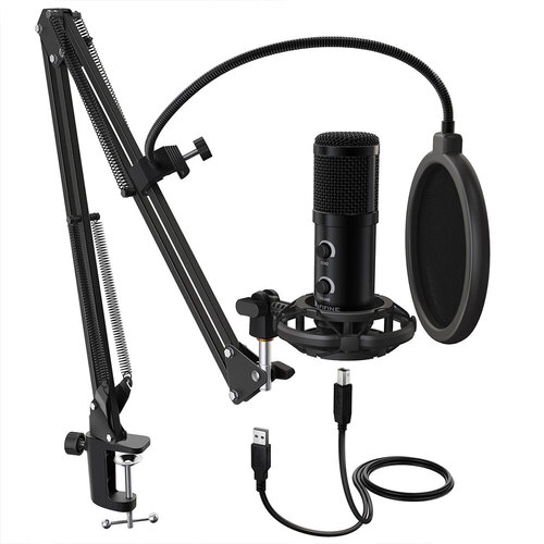 Fifine Technology USB Condenser Microphone w/ Stand