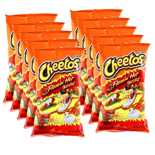 10PK Cheetos Flaming Hot Crunchy 226.8g