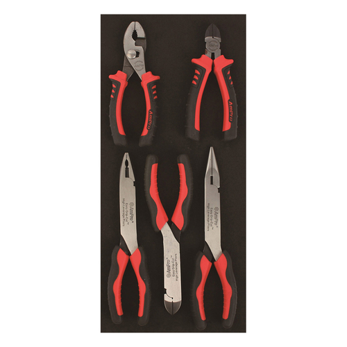 5pc Ampro Long Reach High Leverage Pliers Set T28773