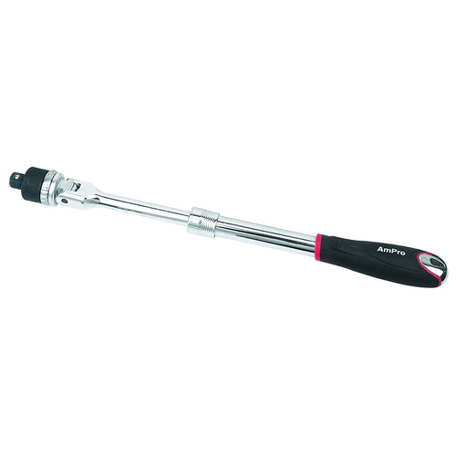Ampro 1/2" Drive Extendable Flex Head Ratchet T29931
