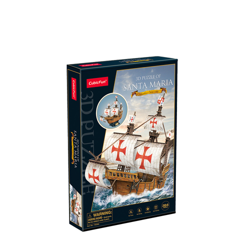 204pc CubicFun Santa Maria 3D Puzzle Kids Interactive Toy 4y+