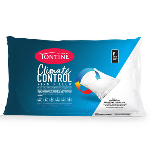 Tontine Climate Control Firm Sleeping Pillow White
