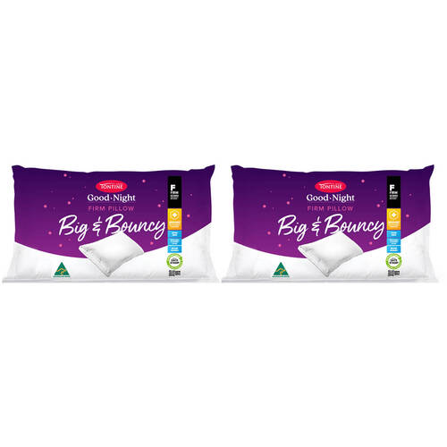 2PK Tontine Good Night Big & Bouncy Firm Sleeping Pillow