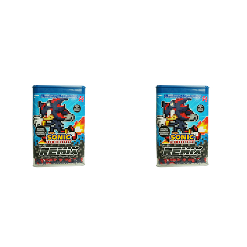 2PK 750pc Jixelz Remix Sonic the Hedgehog Running Shadow Puzzle Set 8y+