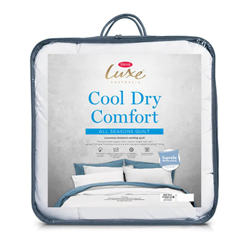 Tontine King Bed Luxe Cool Dry Comfort Quilt 