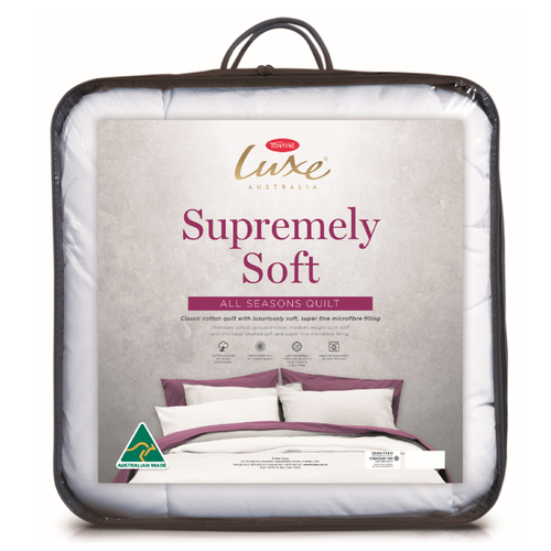 Tontine Luxe Supremely Soft All Seasons Quilt Single Bed 140 x 210cm