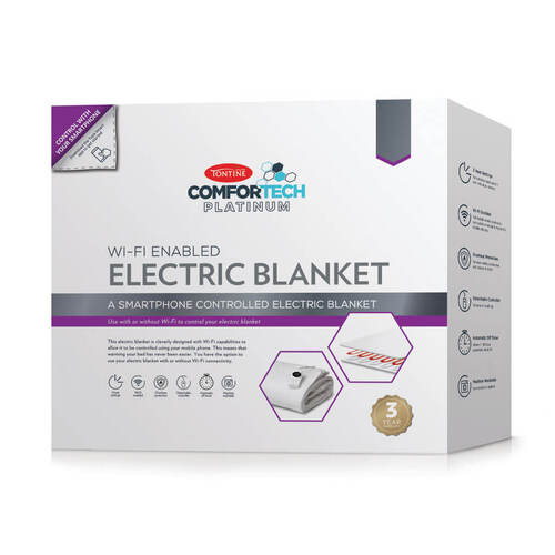 Tontine Comfortech Wi-Fi Electric Blanket - King Bed