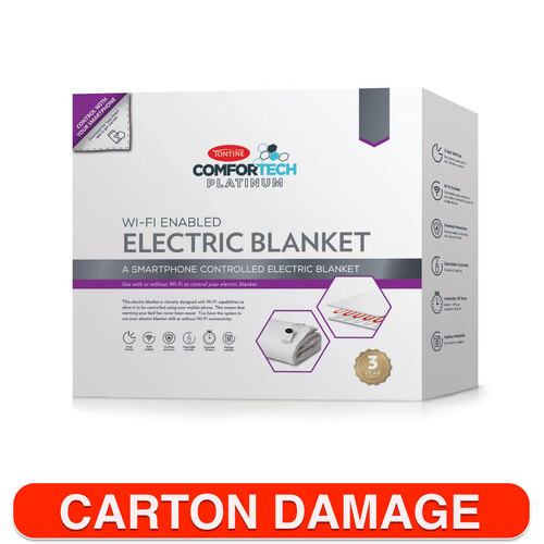 Tontine Comfortech Wi-Fi Electric Blanket - King Bed