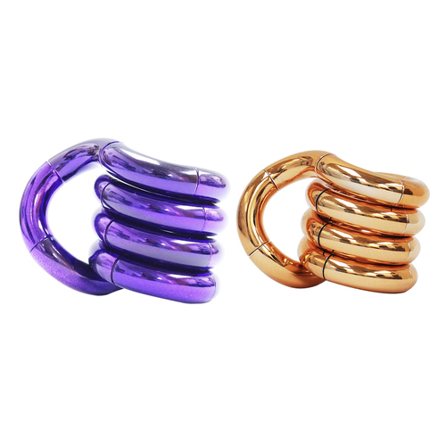 2x Tangle Jr Metallics Sensory Kids/Childrens Toy Assorted 3+