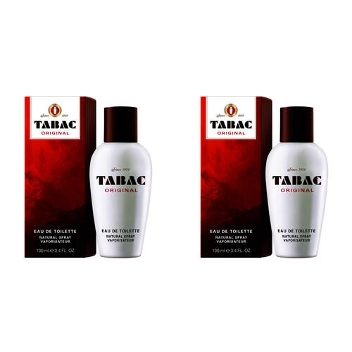2PK Tabac Original EDT Natural Spray Eau De Toilette Fragrance For Men 100ml