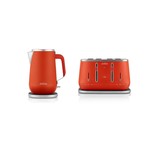 Sunbeam Kyoto City Collection 4 Slice Toaster/ 1.7L Kettle Set Orange
