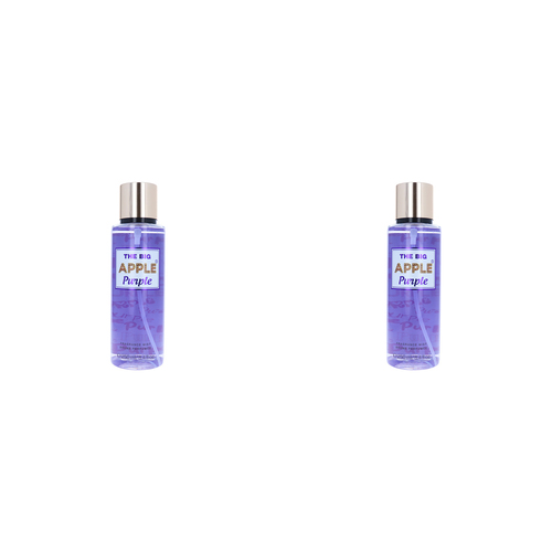 2PK The Big Apple Purple 250ml Body Fragrance Mist Spray