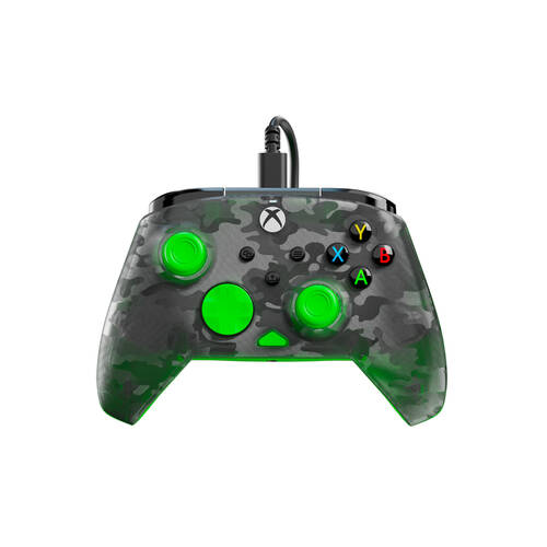 Turtle Beach Rematch Core Xbox Wired 2.5m USB Game Controller Black Camo/Green