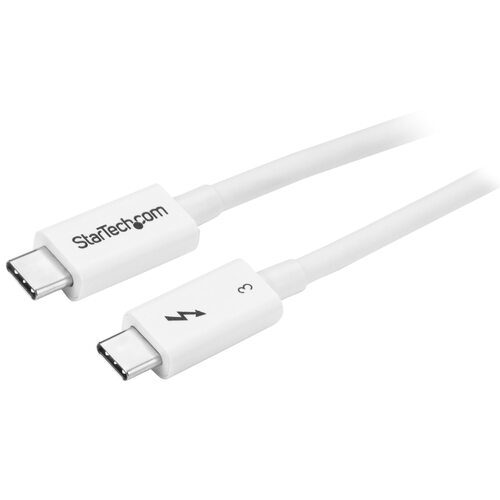 0.5m	Thunderbolt 3 Cable 40Gbps/White - Thunderbolt USB-C DP