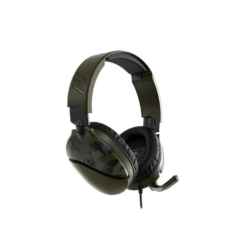 Turtle Beach Recon 70 Wired 3.5mm Multi Compatible Gaming Headset Green Camo